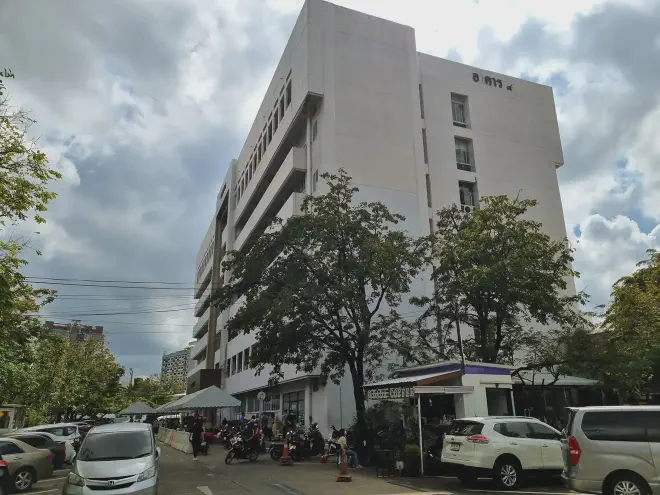 &ldquo;This is DLT Building 4, with the foreigners tent in the foreground&rdquo;